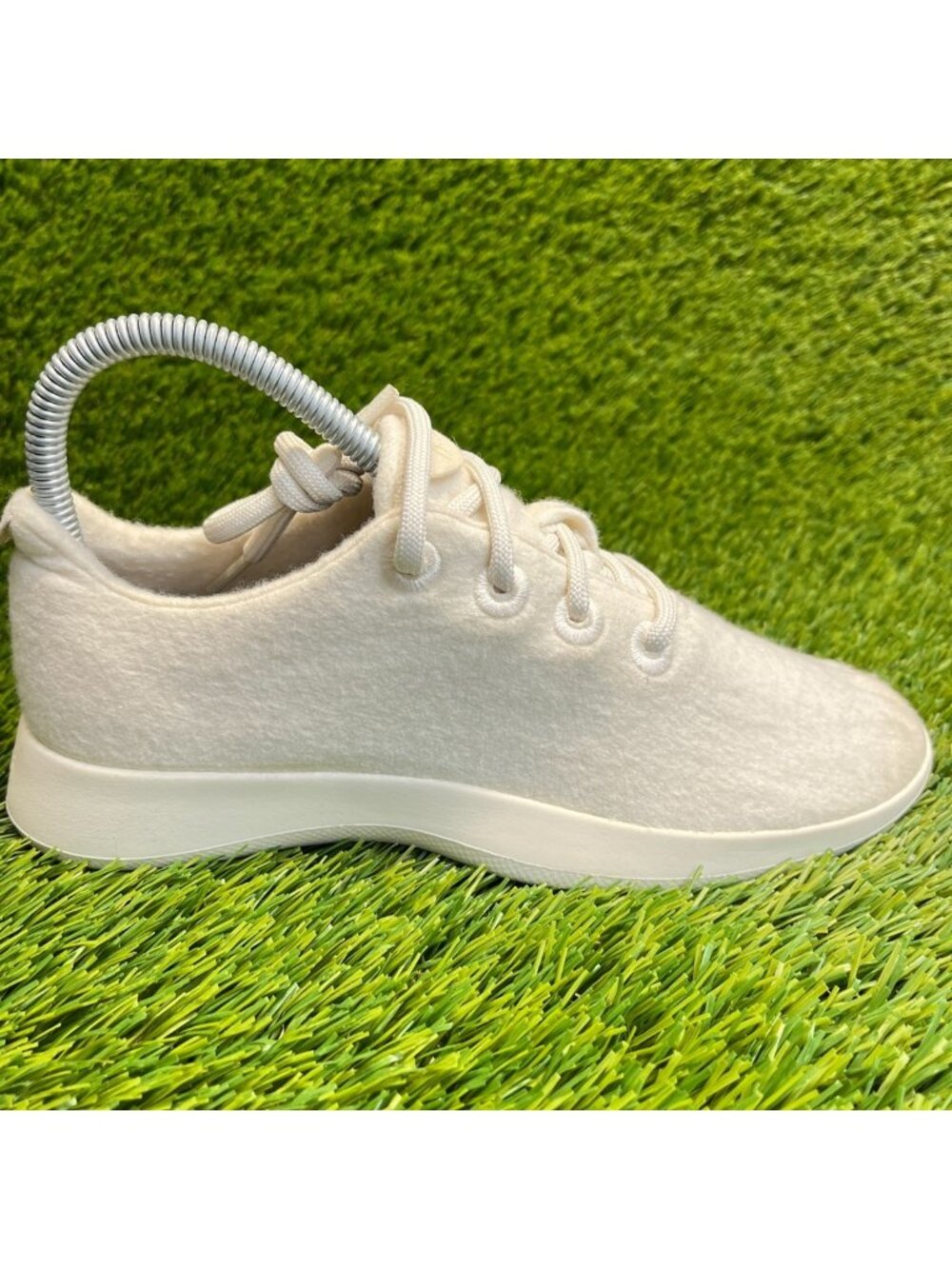Allbirds Wool Runners Natural White Womens Size 7 Casual Walking Shoes‎ Sneakers